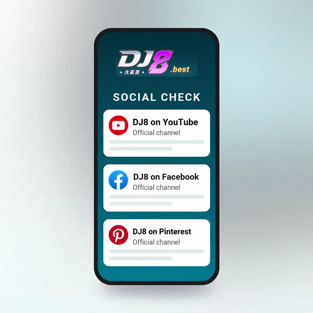 Thumbnail: DJ8 social media check: DJ8 on YouTube, Facebook and Pinterest